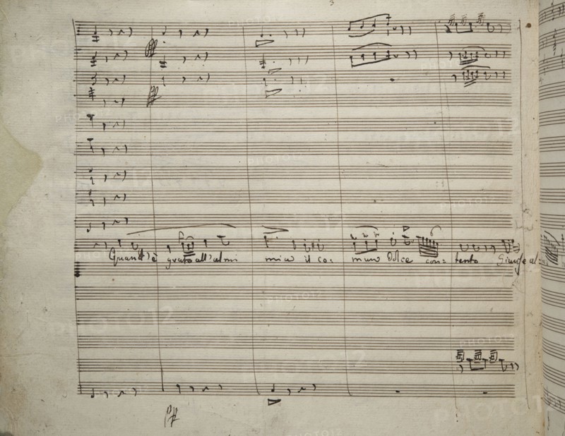 Partition de l'opéra "Elisabeth, Reine d'Angleterre" de Rossini