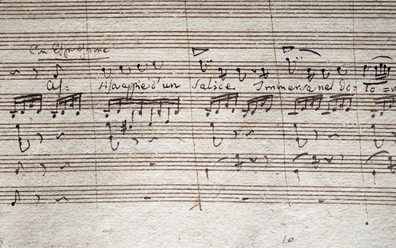 Partition de l'opéra "Otello" de Rossini