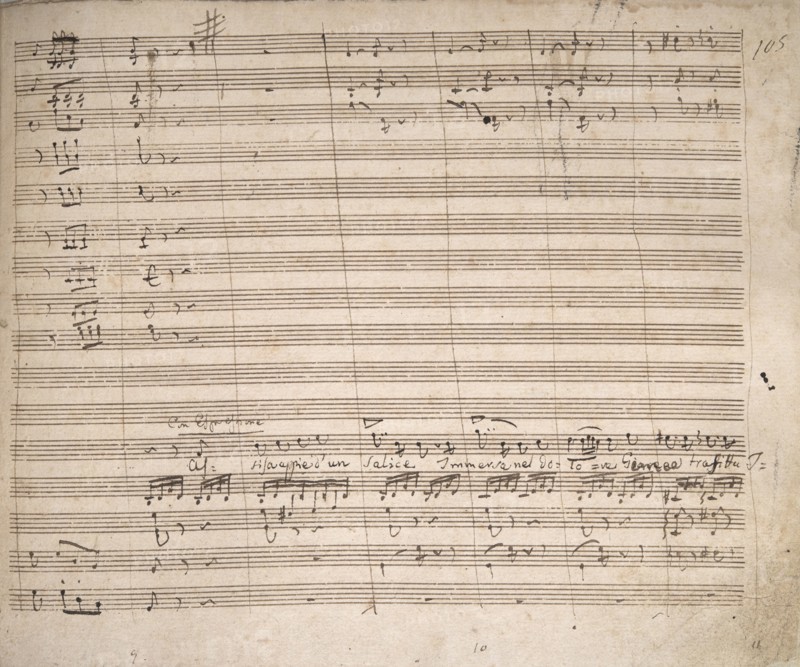 Partition de l'opéra "Otello" de Rossini