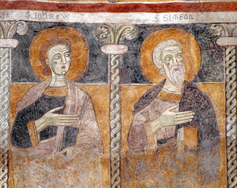 Saint Jean l'Evangéliste et saint Siméon