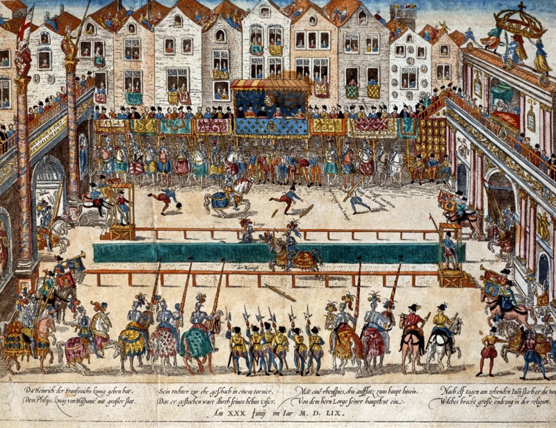 Hogenberg, Tournament in honour of the marriage of Philip II of Spain and Elizabeth, 1559