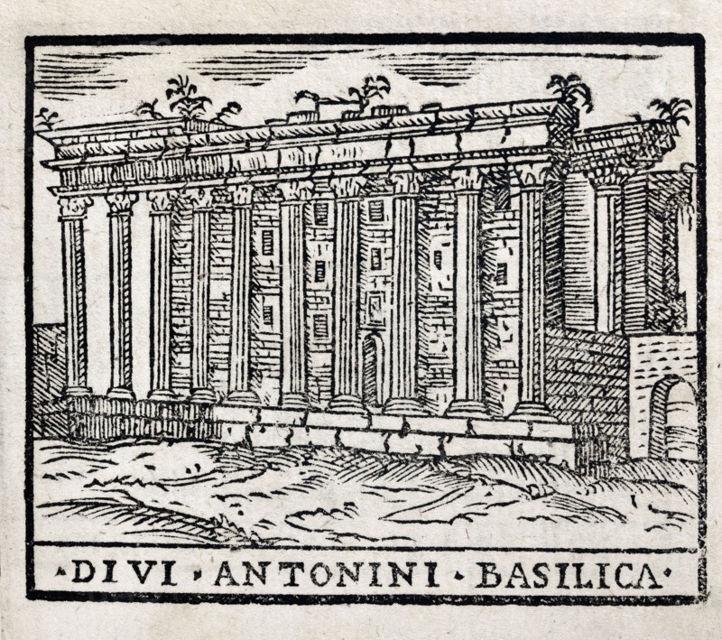 Divi Antonini Basilica : Temple d'Antonin et Faustine à Rome