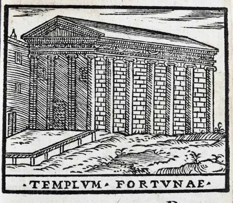 Templum Fortunae : Temple de Fortuna Primigenia à Rome