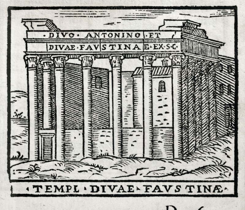 Templ Divae Faustinae : Temple d'Antonin et Faustine à Rome