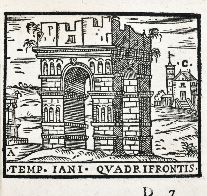 Temp Iani Quadrifrontis : Arc de Janus à Rome