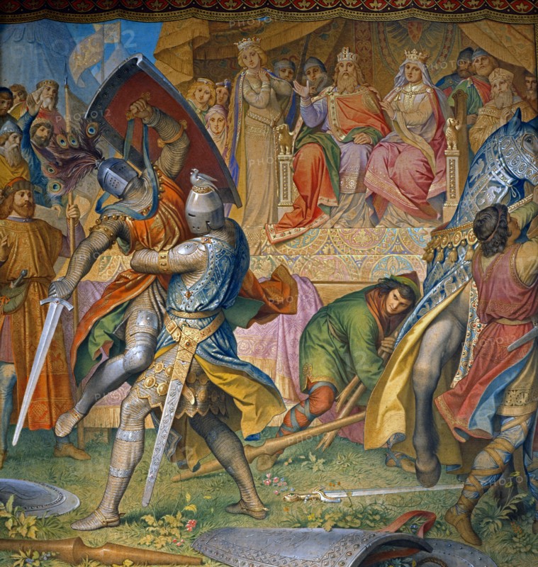 Wilhelm Hauschild, Duel entre Lohengrin et Friedrich von Telramund