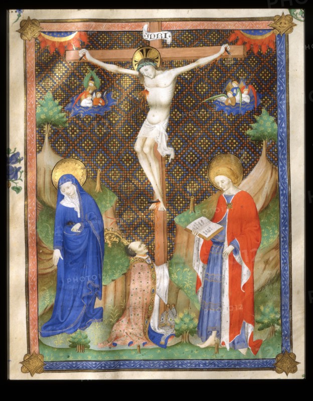 Crucifixion, Bréviaire de Gérard de Montaigu