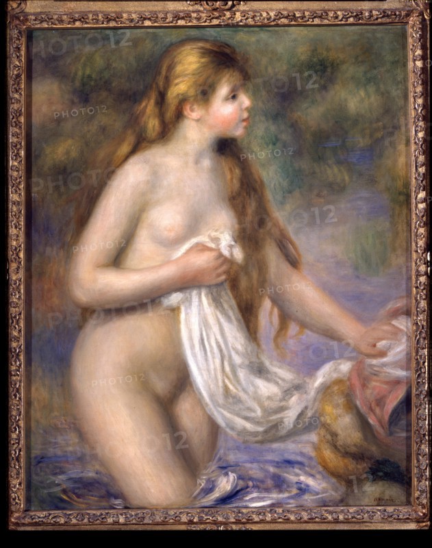 Renoir, Baigneuse aux cheveux longs