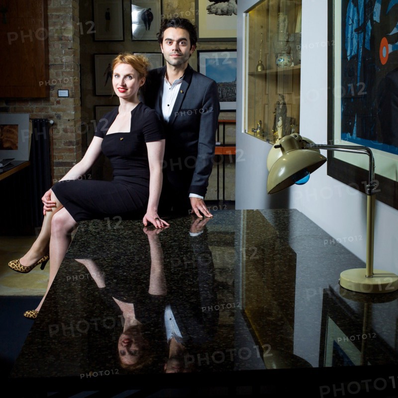 Lucie-Eléonore Riveron and Cédric Melado