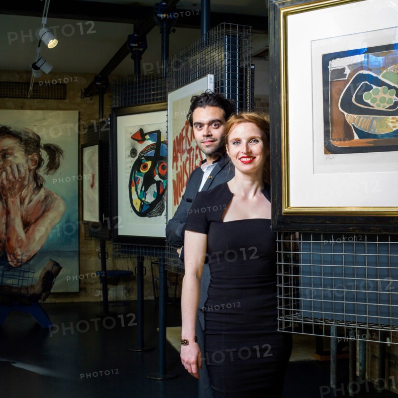 Lucie-Eléonore Riveron and Cédric Melado