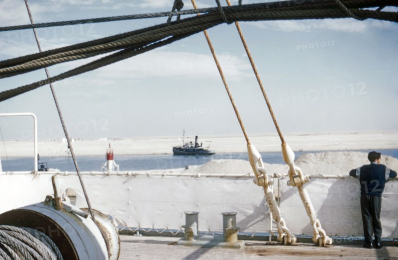Crossing the Suez Canal, 1958