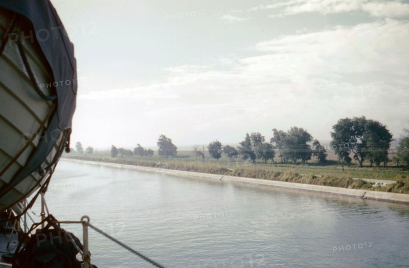 Crossing the Suez Canal, 1958