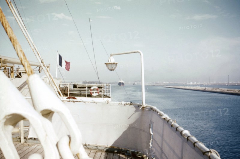 Crossing the Suez Canal, 1958