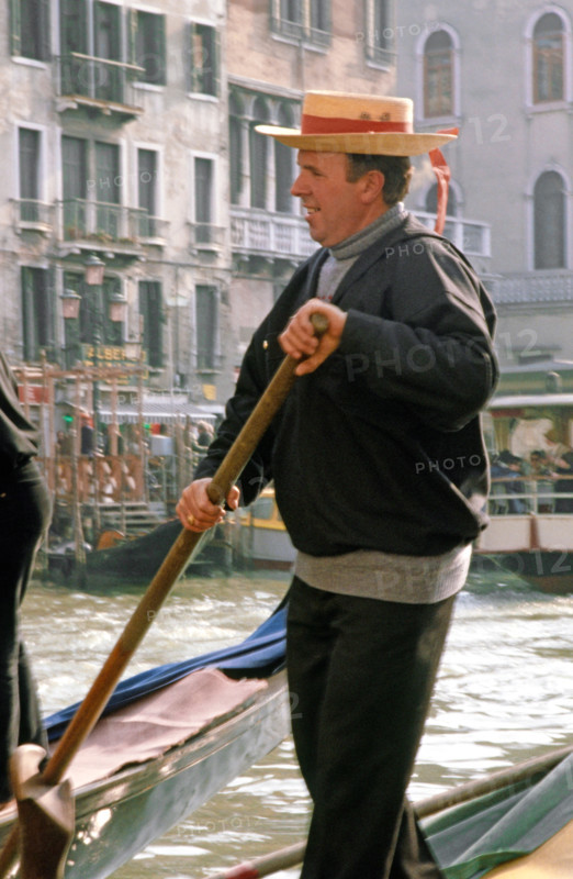 Gondolier à Venise