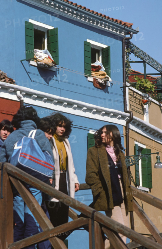 Maison sur l'île de Burano, Venise