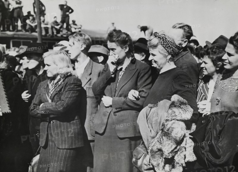 The German population confronted with the horror of the Buchenwald camp, 1945