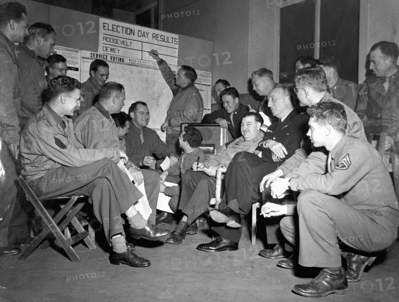 U.S Presidential Election somewhere in France (November6,1944)