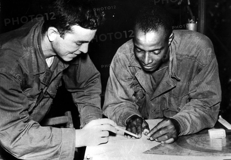 U.S Blacks troops in France (Summer 1944)