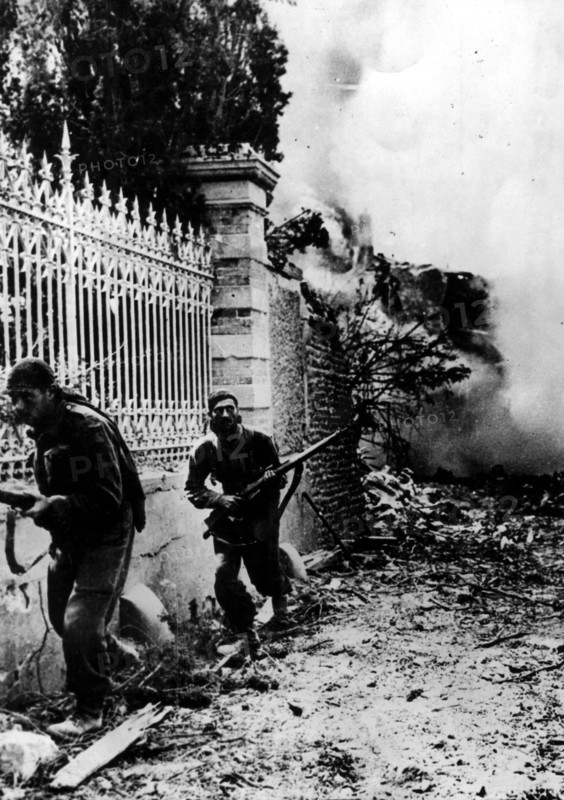 French patriots in Hyères (France) August 1944