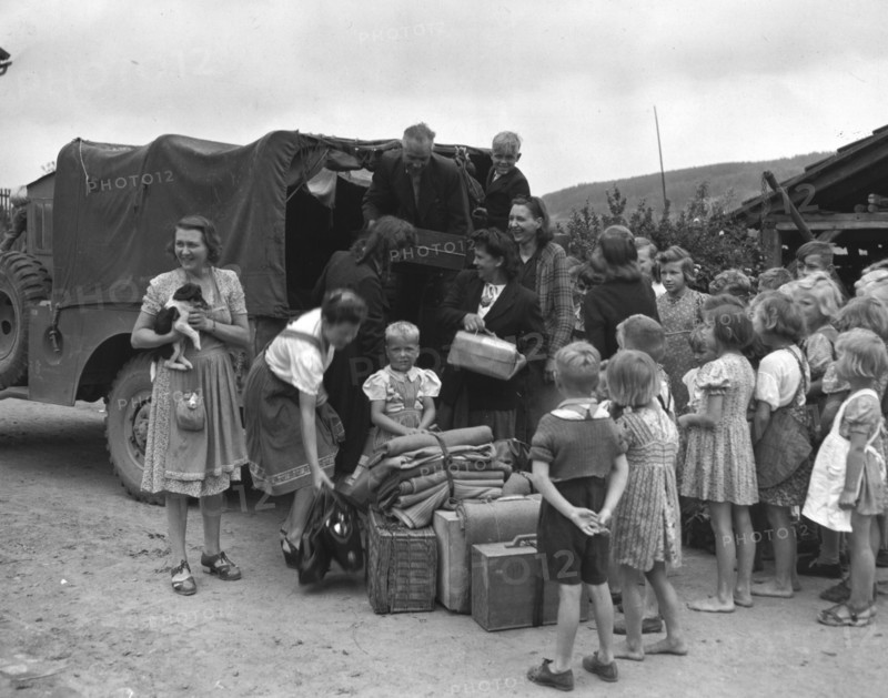 End of the exodus for Belgian refugees, 1945