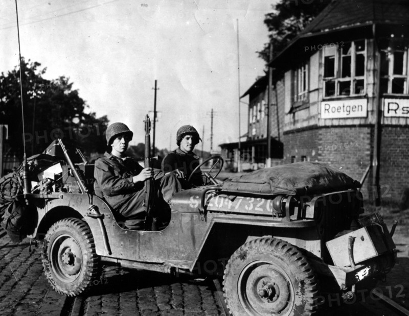Les Américains passent la Ligne Sigfried dans la région de Roetgen (Allemagne) 14 septembre 1944