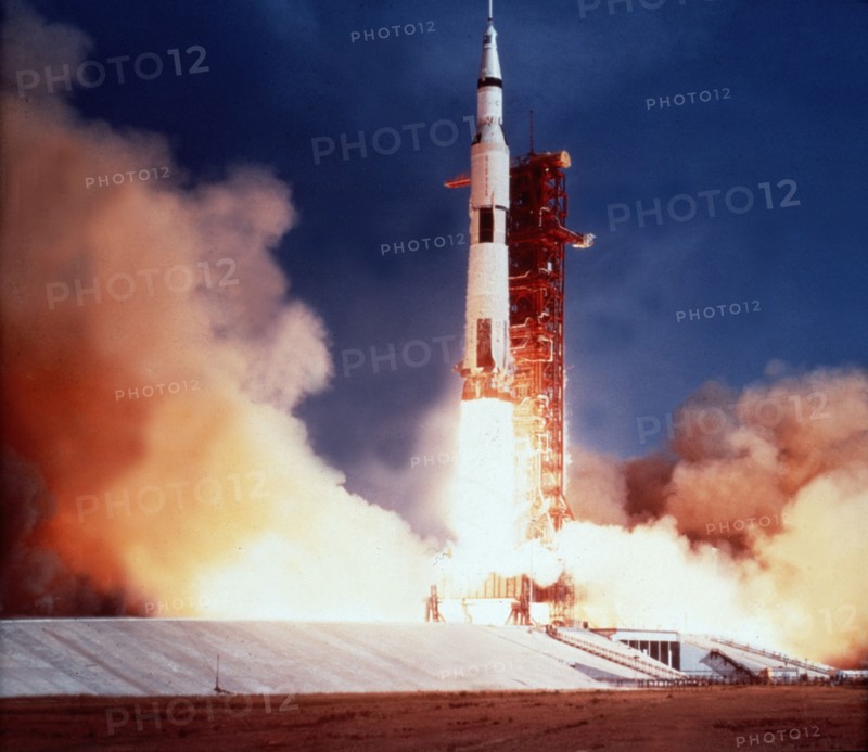 Apollo 11 launch from Kennedy Space Center (Fla) July 16, 1969