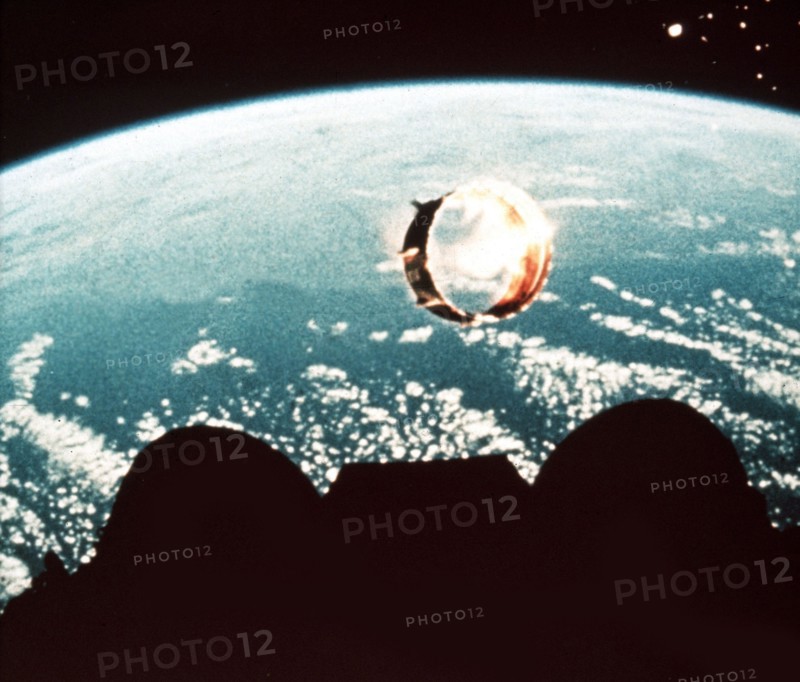 Coupling section between two stages of Apollo 6, 1968