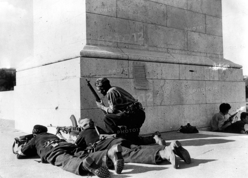 French Forces of the Interior during liberation of Paris (France) August 1944