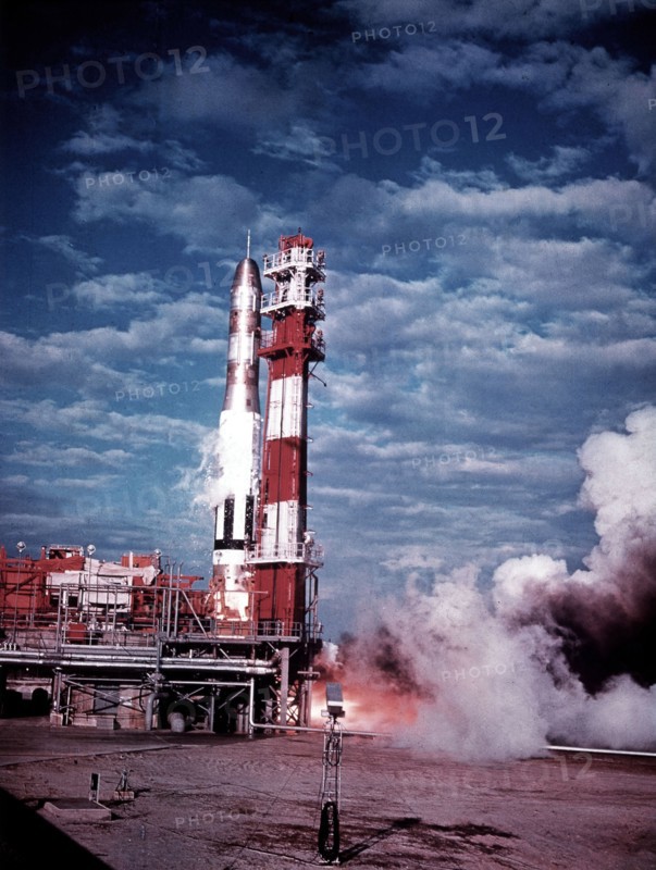 Pioneer V launch at Cape Canaveral (Fla), March 11,1960