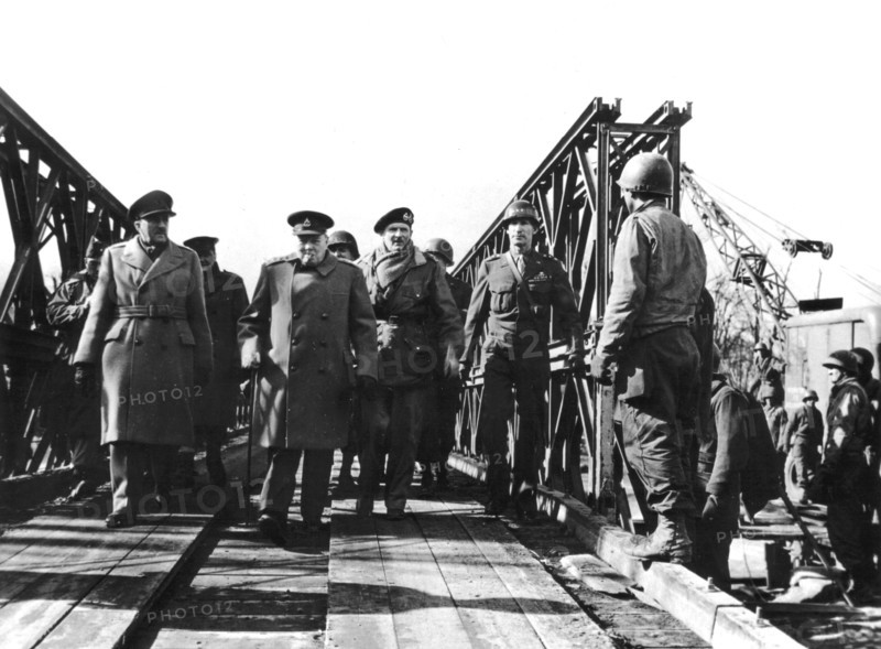 Allied leaders in Julich, February 1945