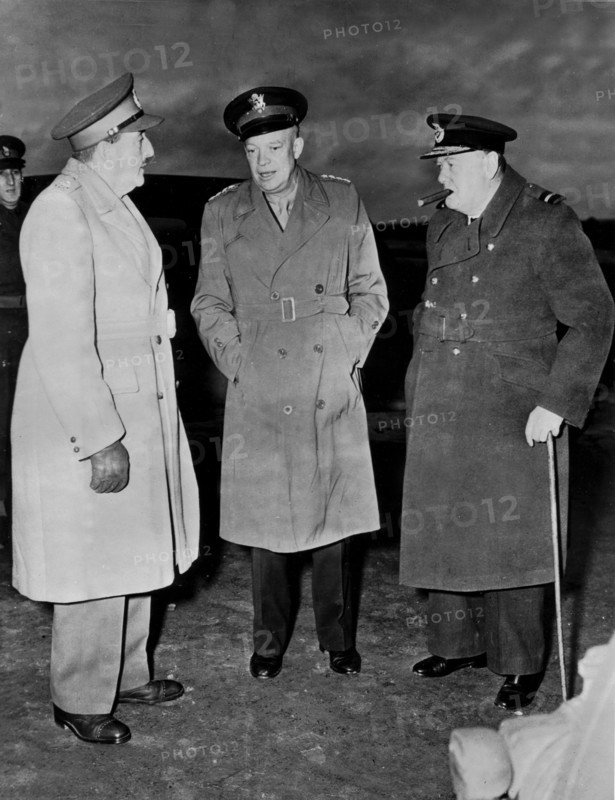 End of Mr Churchill's tour in France, Autumn 1944