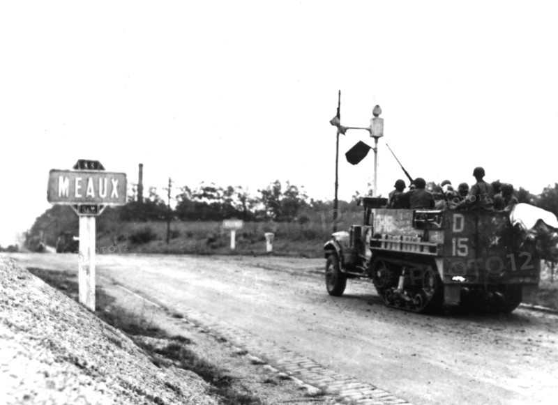 American troops enter Meaux,  End of  summer 1944