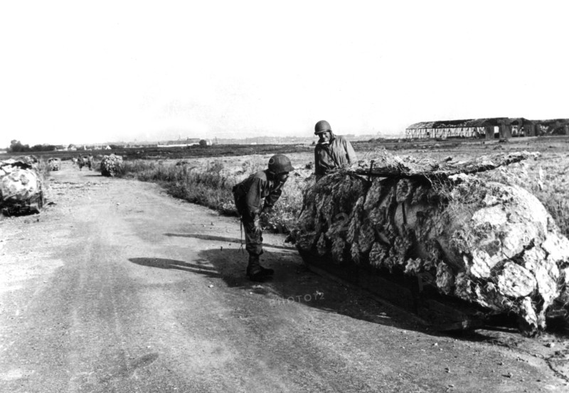 German bombs left behind near Châteaudun, summer 1944