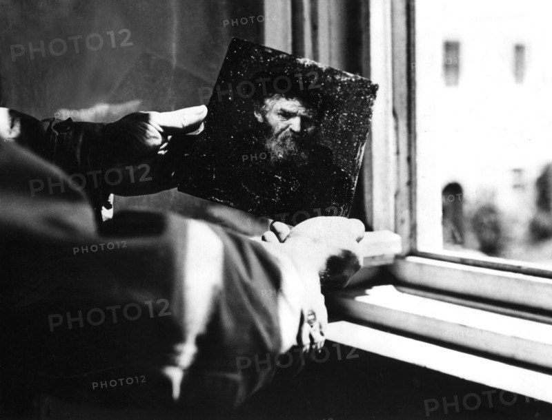 A looted Unknown Rembrandt  was found near Memmingen, May 12, 1945