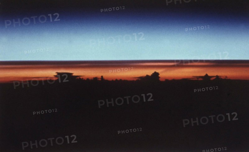 Sunset panorama from STS 43