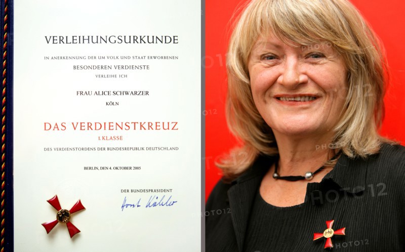 Alice Schwarzer erhält am Donnerstag (08.12...