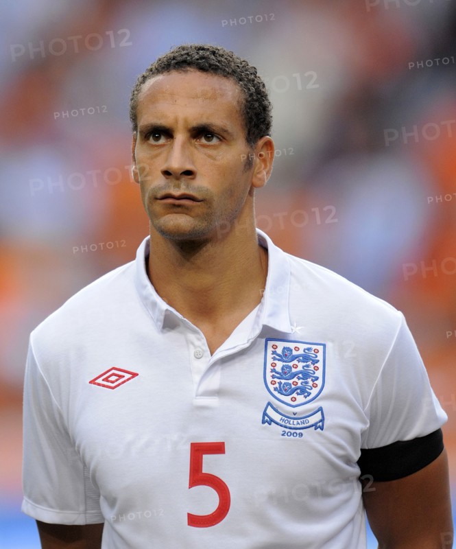 Fussball   International    Freundschaftsspiel    12.08.2009 
Niederlande - England
Rio FERDINAND (ENG), Portrait.
FOTO: Pressefoto ULMER/Lukas Coch
