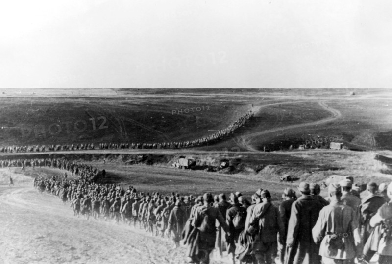 Third Reich - Prisoner convoy from Stalingrad 1942