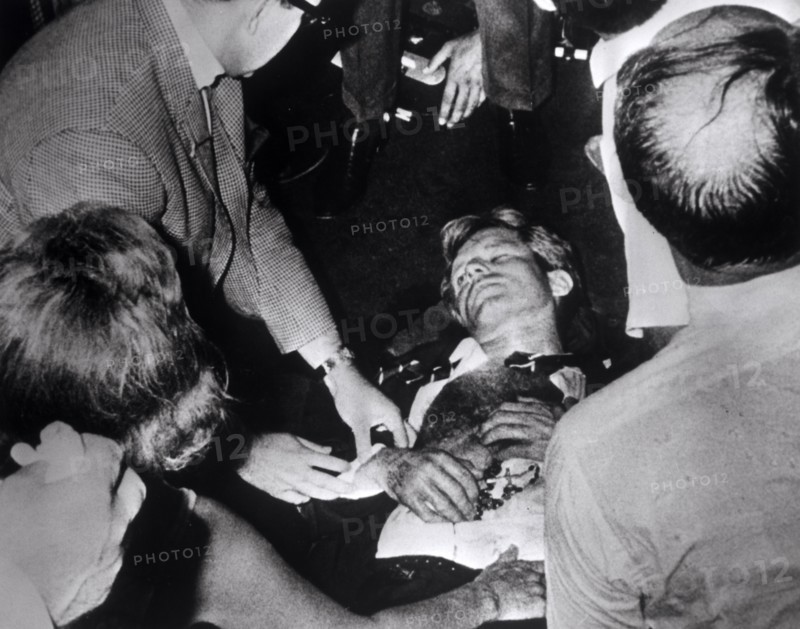 Bobby Kennedy assassinated, 5 June 1968.  PP/CAT/110