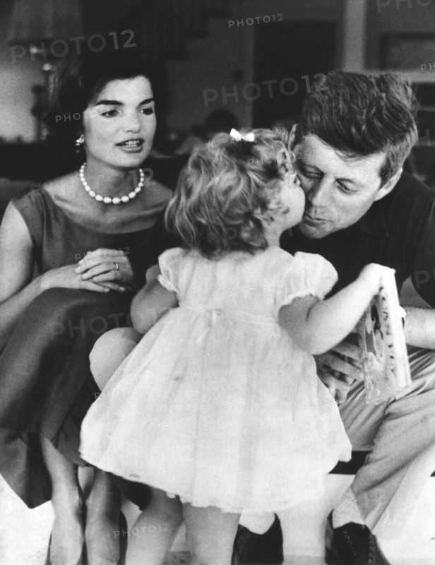 Jackie, Caroline et John F. Kennedy