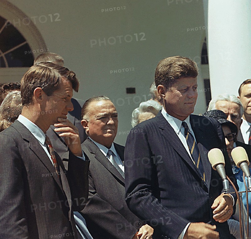 John F. Kennedy, Robert Kennedy et John Edgar Hoover