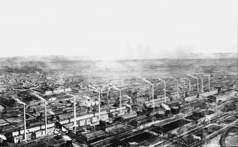 Leuna plant near Merseburg in the 1920s
