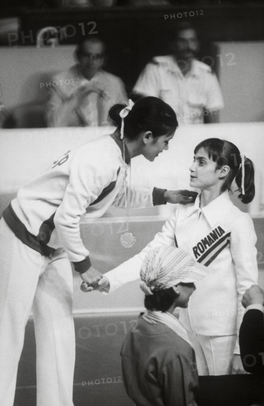 Nadia Comaneci et Nellie Kim