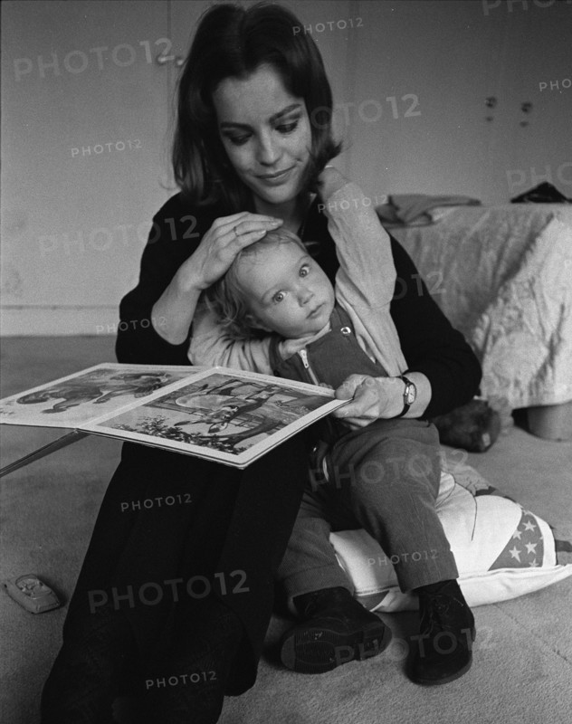 Romy Schneider et son fils David