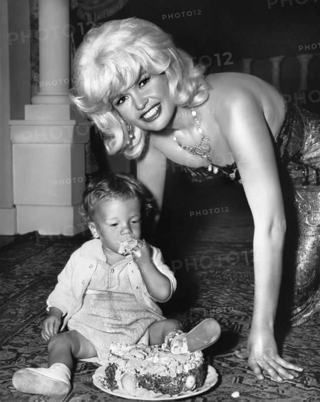 Jayne Mansfield et son fils