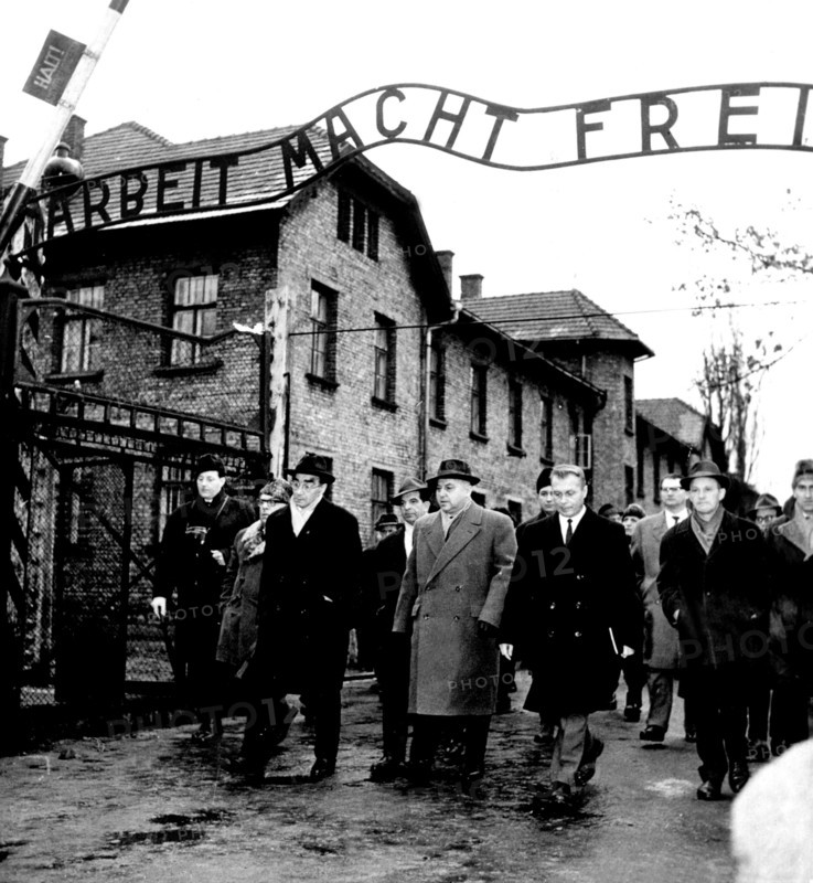 Auschwitz Trial in Frankfurt on the Main - local inspection