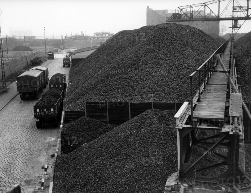 Postwar: Coal storage in Berlin