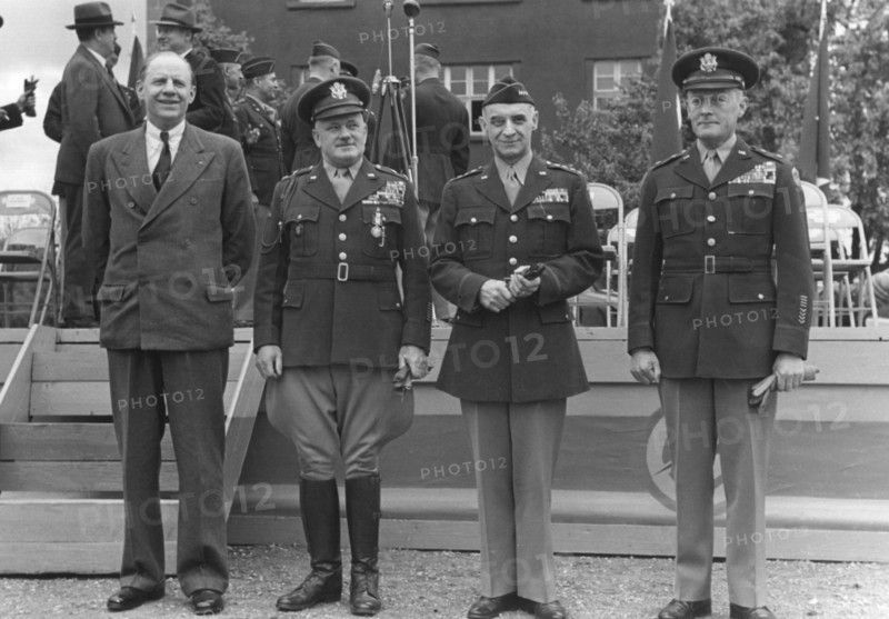 General Lucius D. Clay with militaries