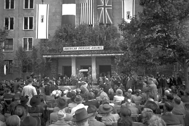 Post-war era - anniversary of Berlin airlift 1950