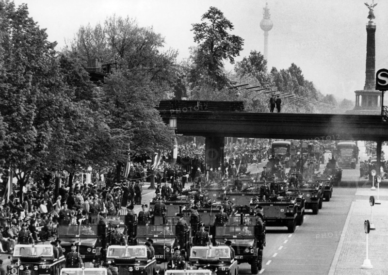 Military parade on the 'Armed Forces Day' in Berlin
